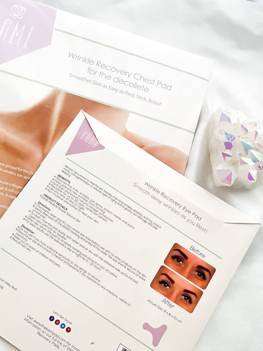 Wrinkle Recovery Forehead and Eye Gel Pads, Value Skincare Gift Set, Smoother Skin